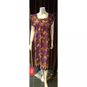 SW0101 Batik Ladies Night Dress | Batik Baju Tidur Perempuan